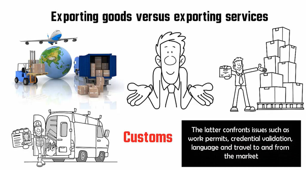 how-to-export-trading | exporting goods vs exporting services